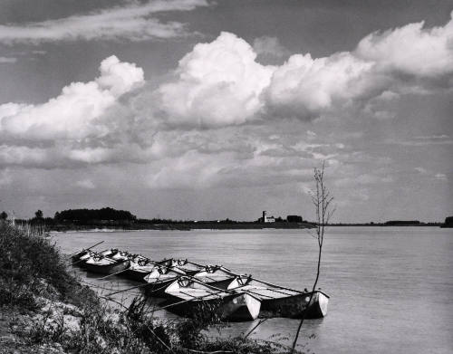 The River Po, Luzzara, Italy