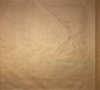 Plan for Detail of Penrose Reredos (No. I, Chapel Colo. Springs)
