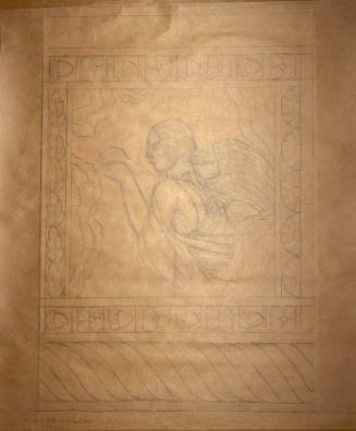 Plan for Detail of Penrose Reredos (No. 4 Upper Right Hand Corner)