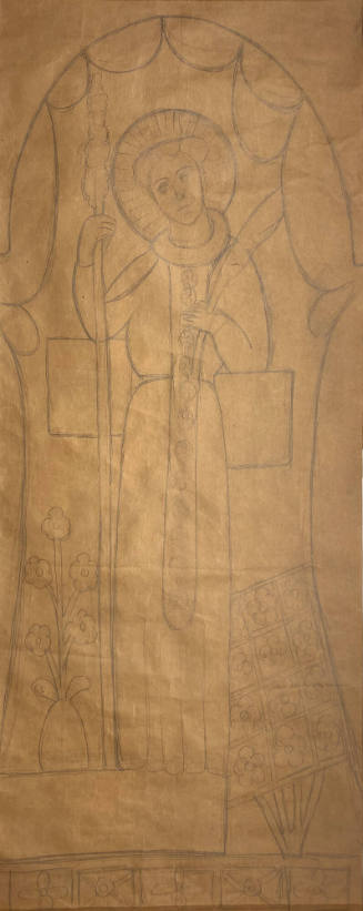 Plan for Detail of Taylor Memorial Chapel Reredos