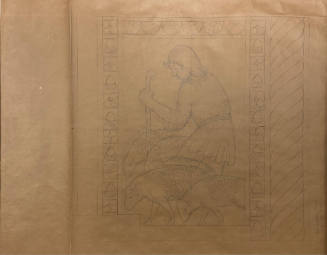 Plan for Detail of Penrose Reredos (Center Right Hand Panel)