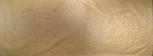 Plan for Detail of Penrose Reredos (Enlarged Figures for my Reredos for Mrs. J)