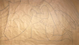 Detail: Plan for Relief at the Ruth Hanna Memorial Wing (Angels and Christ Child)