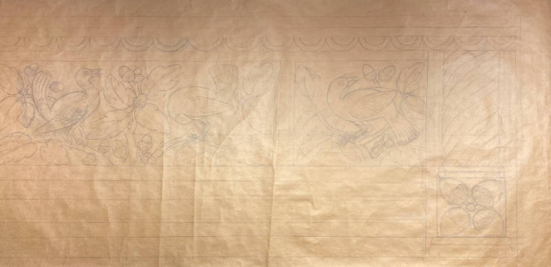 Detail: Plan for Detail of Penrose Reredos