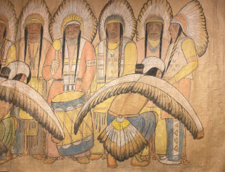 Plan for Unidentified Pueblo Relief (Two Eagle Dancers)