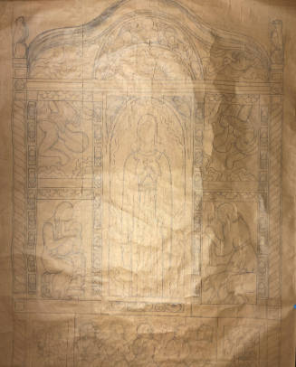 Plan for Detail of Penrose Reredos (My Decorative Reredos)