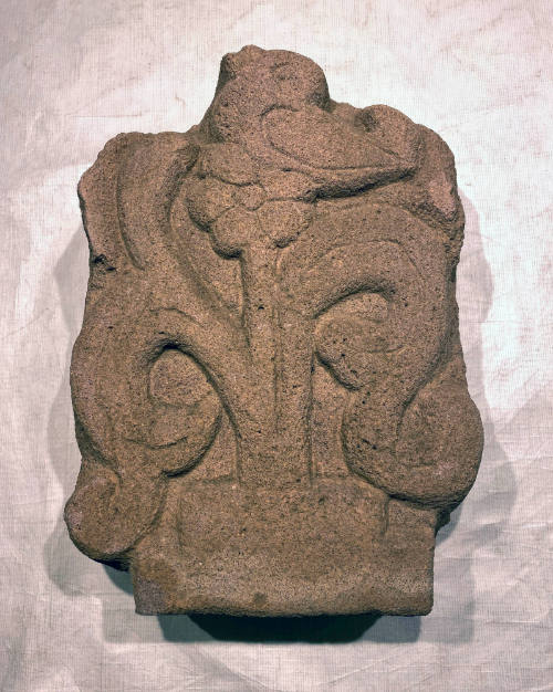 Untitled (Relief Sculpture of Bird and Flower)