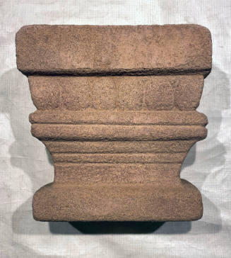 Untitled (Carved Stone Base)