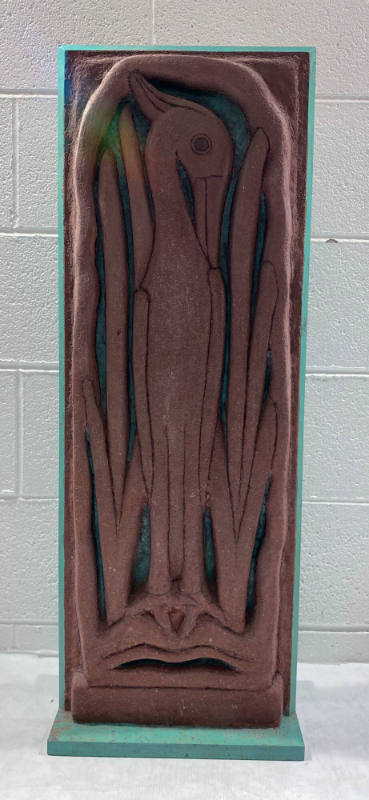 Untitled Keenstone Relief (Heron)