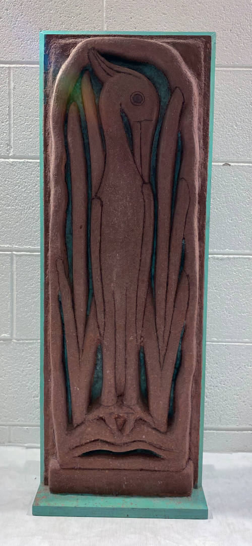 Untitled Keenstone Relief (Heron)