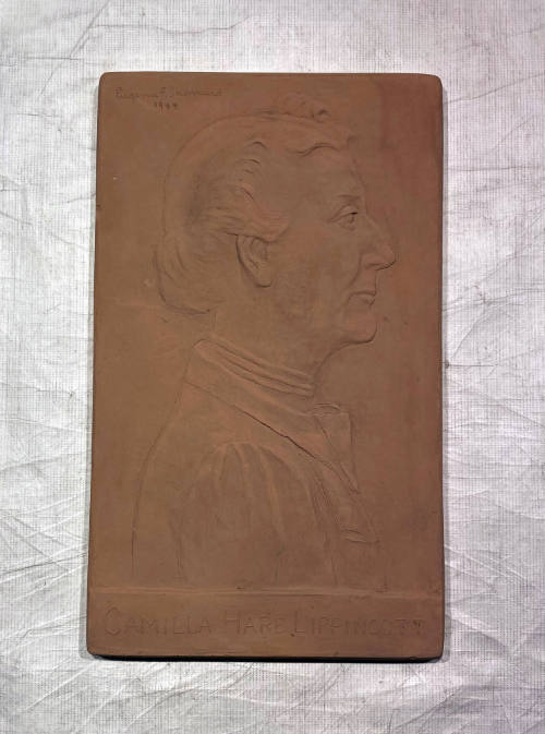 Portrait Relief of Camilla Hare Lippincott