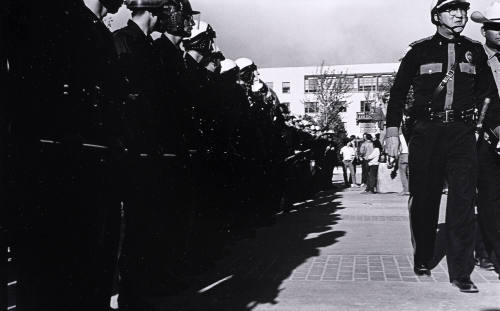 Untitled (Police Line on Campus)