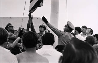 Untitled (Raising the American Flag)