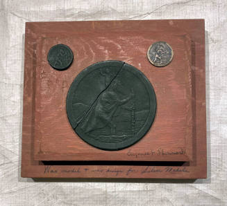Untitled (Wax Model and Wax Design for Silver Medal)