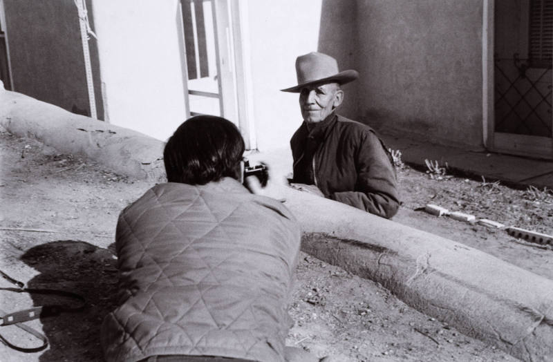 Johnnie Martinez photographing Luciano Vigil