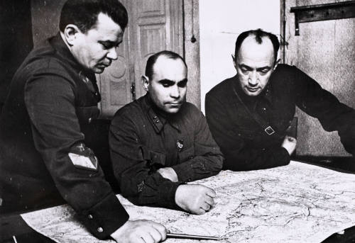 Headquarters of the 243rd infantry