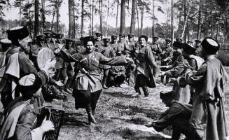 Tersk Cossacks at leisure, April 1937