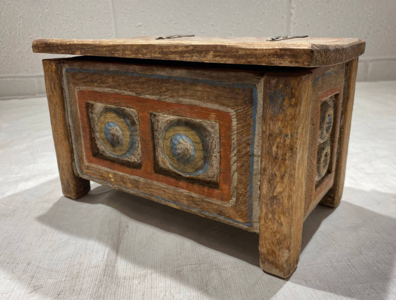 Untitled (Carved Wooden Box)