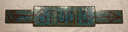 Studio Directional Tile Sign