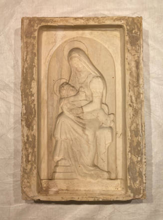 Untitled (Plaster mold for Madonna and Child)