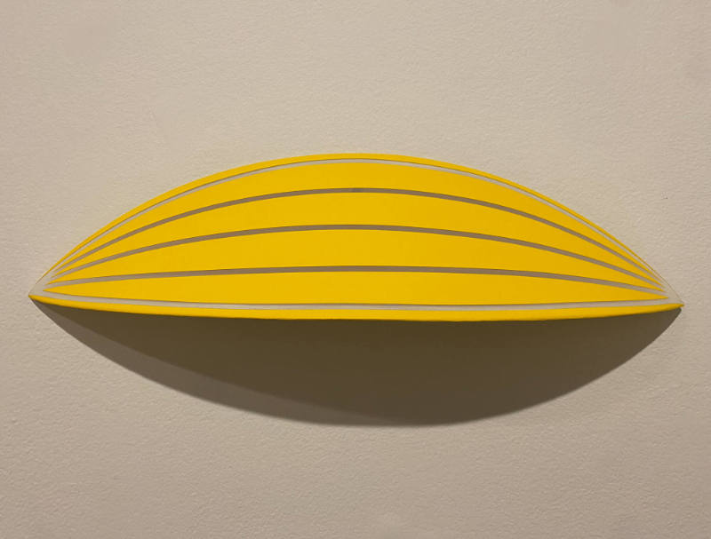 Untitled (Folded Yellow Arc)