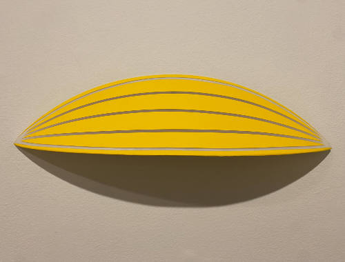 Untitled (Folded Yellow Arc)