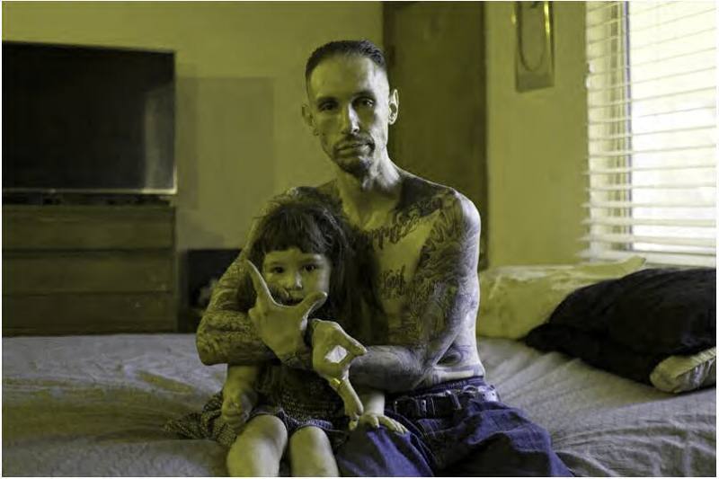 Sleepy and his Daughter, South Valley, New Mexico