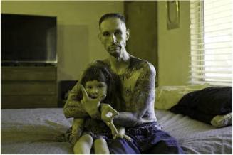 Sleepy and his Daughter, South Valley, New Mexico