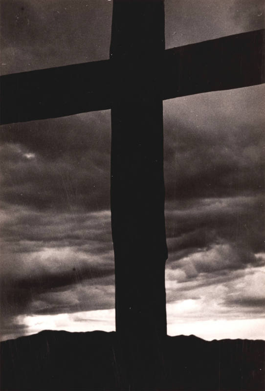 Cross against the sky