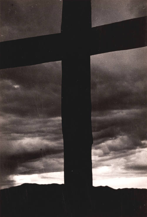 Cross against the sky