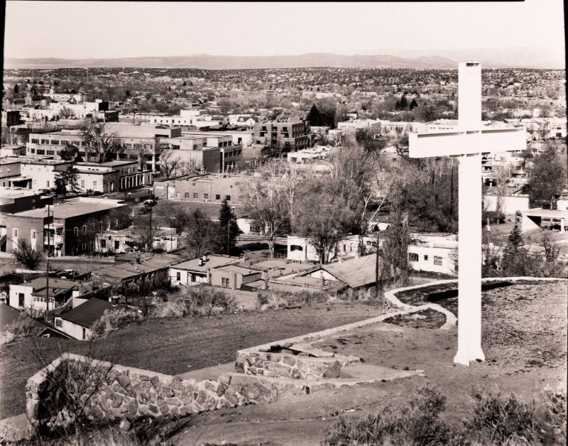 Looking Southwest, Cross of the Martyrs, Santa Fe, New Mexico