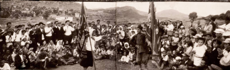 Meeting of an Azerbaijan Muslim & Christian Village to Celebrate