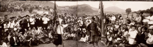Meeting of an Azerbaijan Muslim & Christian Village to Celebrate