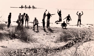 Exercise on the River's Beach