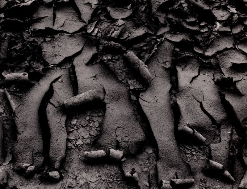Mud Flakes, Canon de Chelley, Arizona 1953