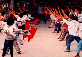 Children Exercising, Yeji, China