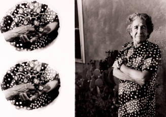 Sylvestra M. Chavez and family, Silver City, New Mexico, 1975