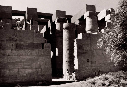 Pillars in the Great Hall, Karnak