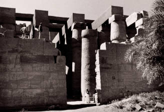 Pillars in the Great Hall, Karnak