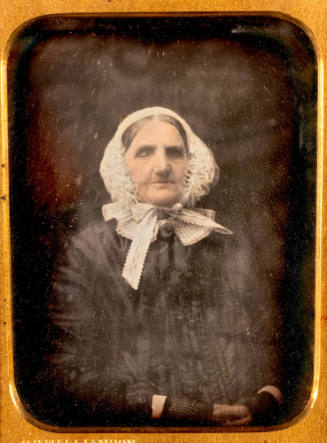 Untitled (Post-mortem portrait of an old woman)