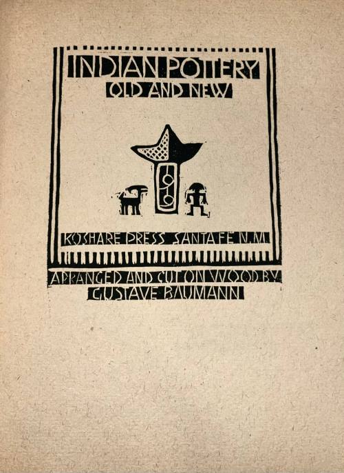 Title Page (Indian Pottery Old And New)