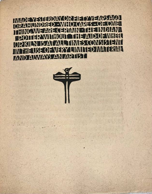 Text (Indian Pottery Old And New)