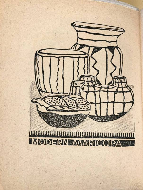 Modern Maricopa (Indian Pottery Old And New)