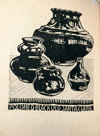 Polished Black Old Santa Clara (Indian Pottery Old And New)
