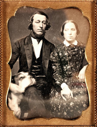Untitled (Man and woman with dog)