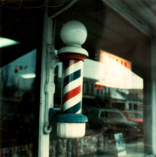 Untitled  (Barber pole, short)