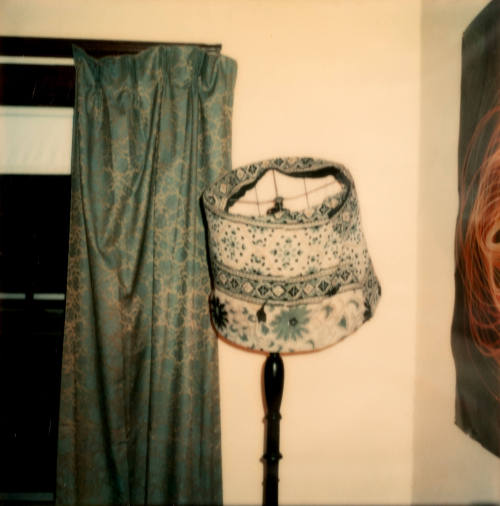 Untitled  (Lamp and curtain)