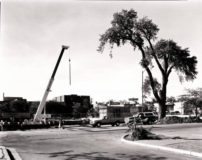 New Development, Looking West on Washington Avenue, Santa Fe, New Mexico, October 1982