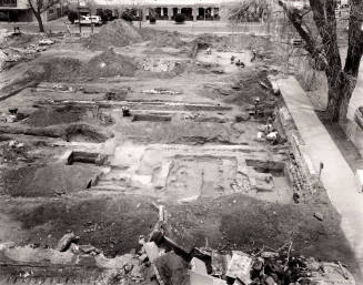 Archeological Dig, Washington Avenue Development, 1982