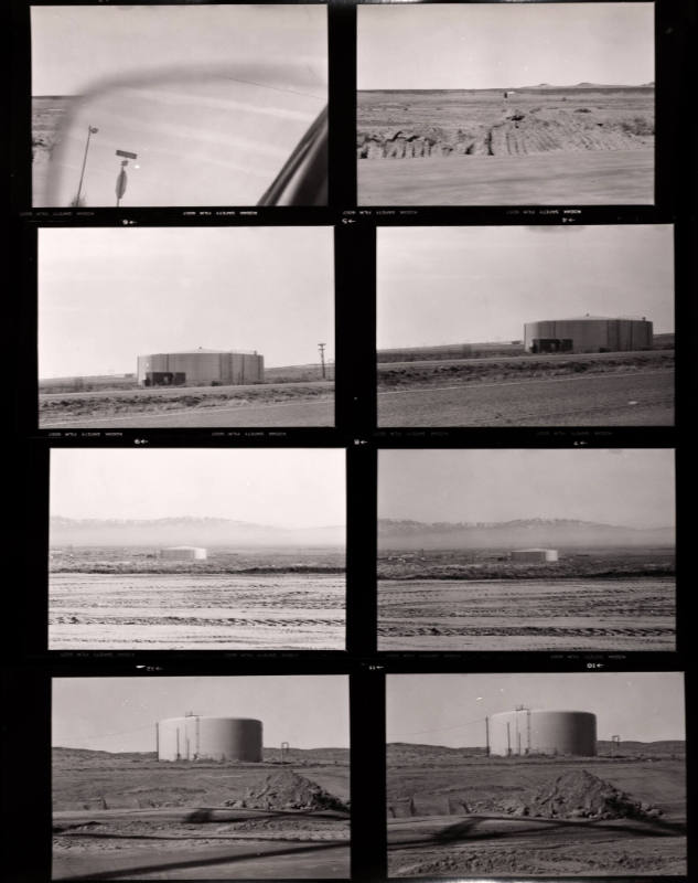 Untitled (Contact sheets of negatives from survey project)